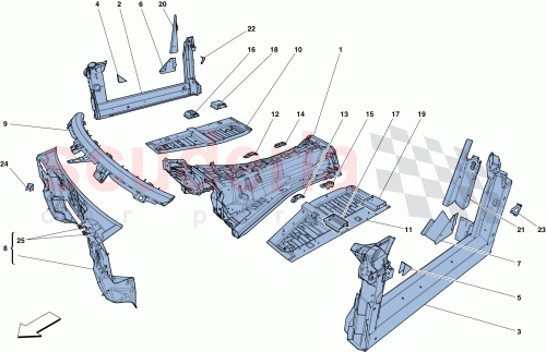 Part Diagram for Ferrari 270773
