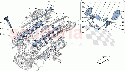 Part Diagram for Ferrari 284417