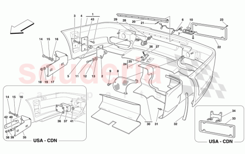 Part Diagram for Ferrari 65378310