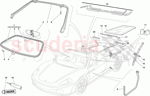 Part Diagram for Ferrari 65792500