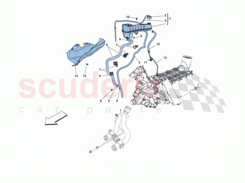 Part Diagram for Ferrari 268148