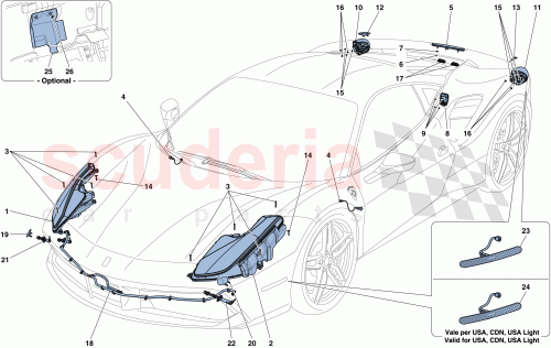 Part Diagram for Ferrari 318966