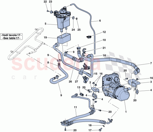 Part Diagram for Ferrari 81649400