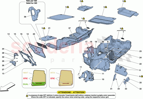 Part Diagram for Ferrari 814668