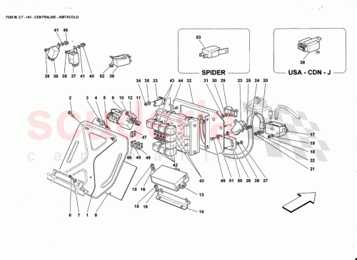 Part Diagram for Ferrari 166898