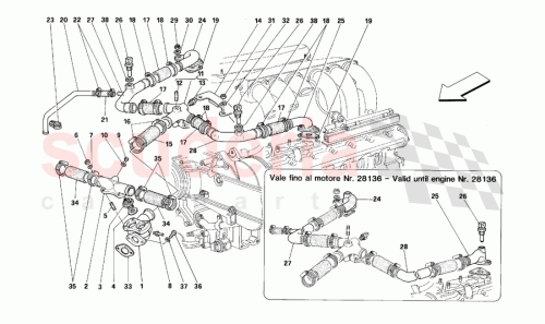 Part Diagram for Ferrari 121166