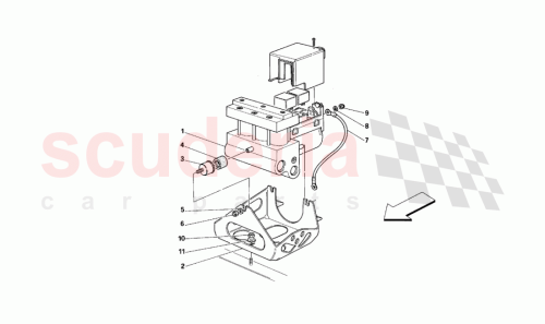 Part Diagram for Ferrari 148002