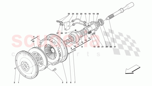 Part Diagram for Ferrari 155929