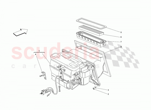 Part Diagram for Ferrari 65384300