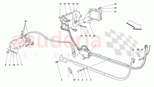 Part Diagram for Ferrari 64171200