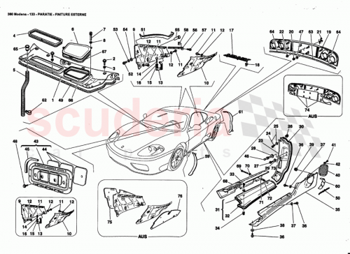 Part Diagram for Ferrari 65856400