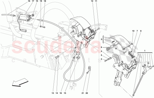Part Diagram for Ferrari 66462100