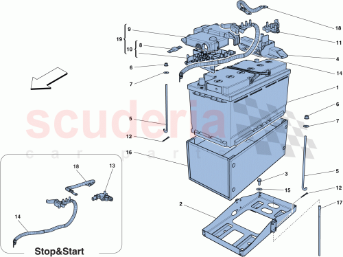 Part Diagram for Ferrari 294977