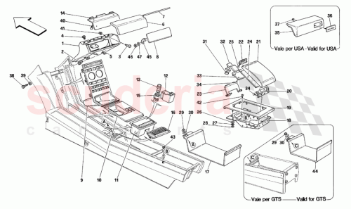 Part Diagram for Ferrari 63921600