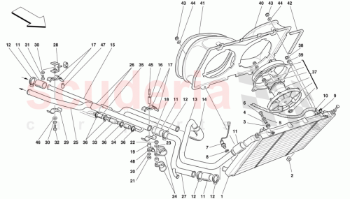 Part Diagram for Ferrari 154842