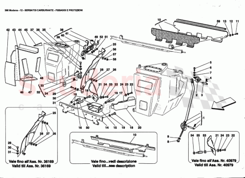 Part Diagram for Ferrari 184300