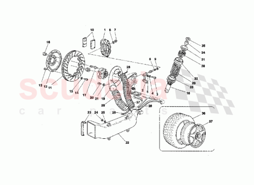 Part Diagram for Ferrari 166012