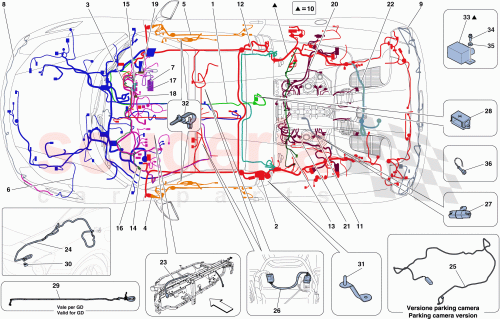 Part Diagram for Ferrari 285082