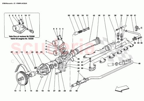 Part Diagram for Ferrari 181134