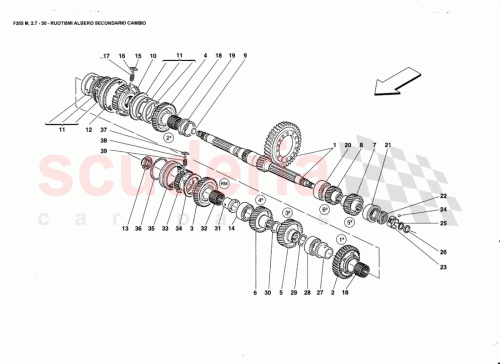 Part Diagram for Ferrari 70000830