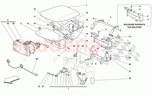 Part Diagram for Ferrari 64064700