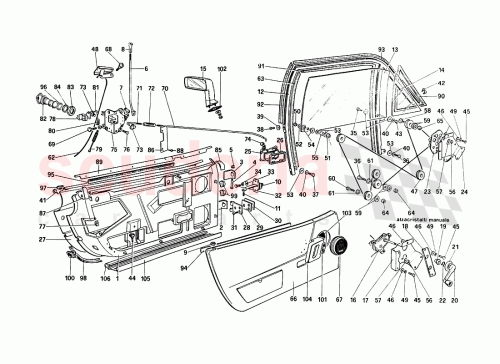 Part Diagram for Ferrari 61613300