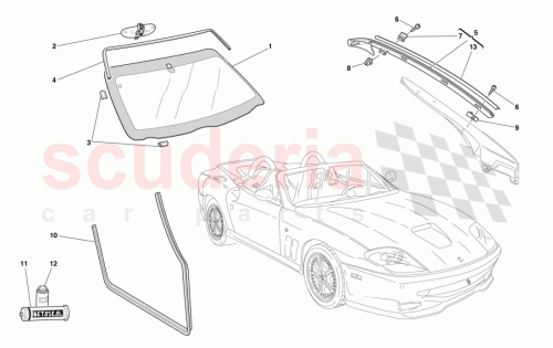Part Diagram for Ferrari 66346100
