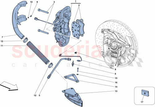 Part Diagram for Ferrari 303207