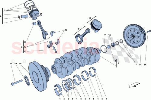 Part Diagram for Ferrari 326005
