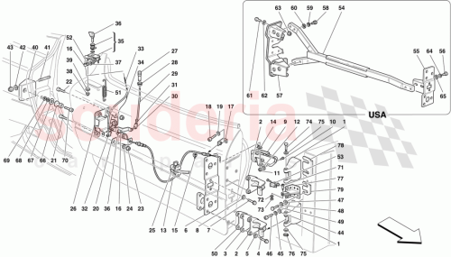 Part Diagram for Ferrari 64971200