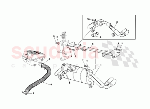 Part Diagram for Ferrari 16043224