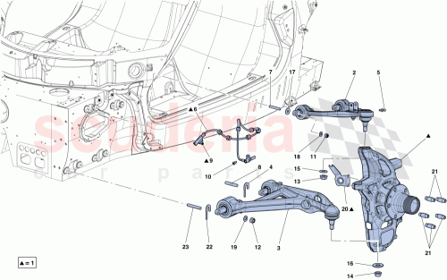 Part Diagram for Ferrari 274997