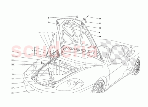 Part Diagram for Ferrari 66128400