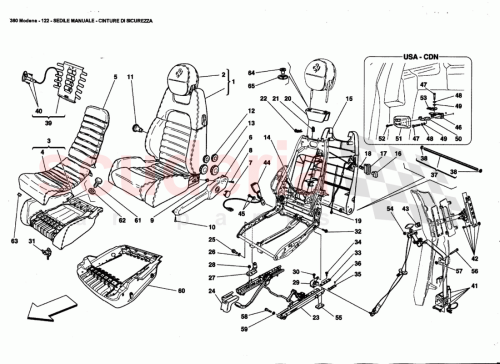 Part Diagram for Ferrari 664822