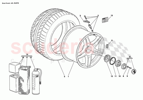 Part Diagram for Ferrari 192918