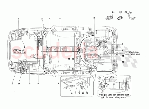 Part Diagram for Ferrari 142178