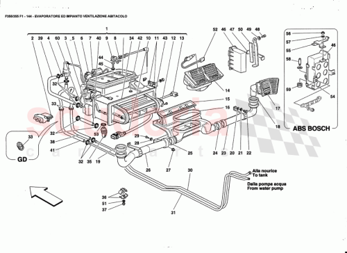 Part Diagram for Ferrari 65330400