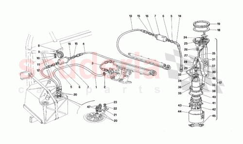 Part Diagram for Ferrari 146359