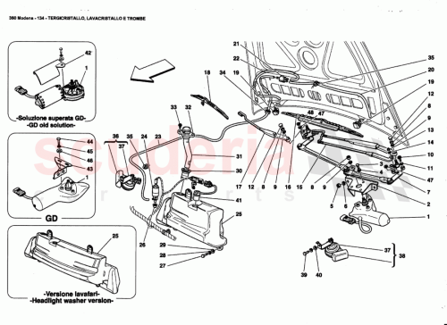 Part Diagram for Ferrari 65809300