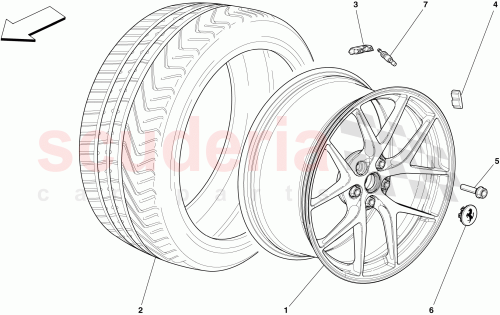 Part Diagram for Ferrari 263263