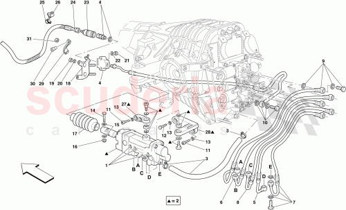 Part Diagram for Ferrari 225418