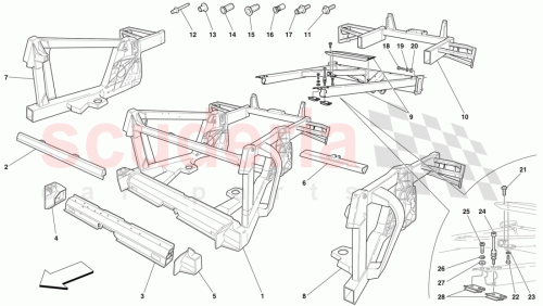 Part Diagram for Ferrari 66773000