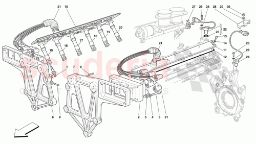 Part Diagram for Ferrari 167098