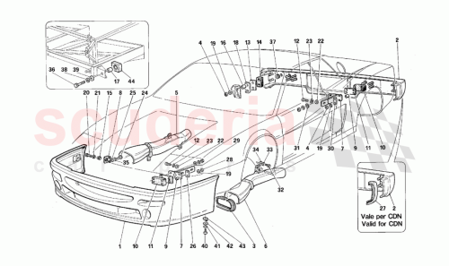 Part Diagram for Ferrari 64641900