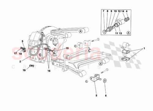 Part Diagram for Ferrari 164755