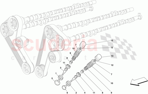Part Diagram for Ferrari 241721