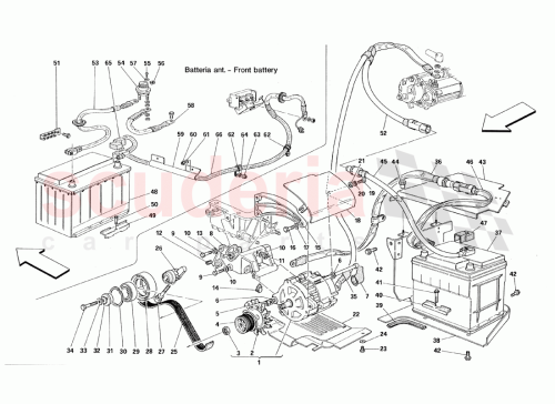Part Diagram for Ferrari 11193874