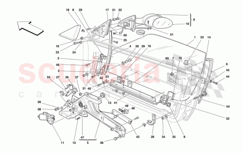 Part Diagram for Ferrari 13270811