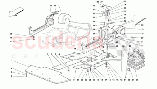 Part Diagram for Ferrari 64489800