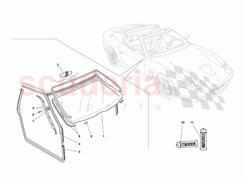 Part Diagram for Ferrari 67127000